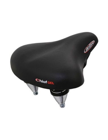 Beach Cruisers Saddle Chief Gel Black.